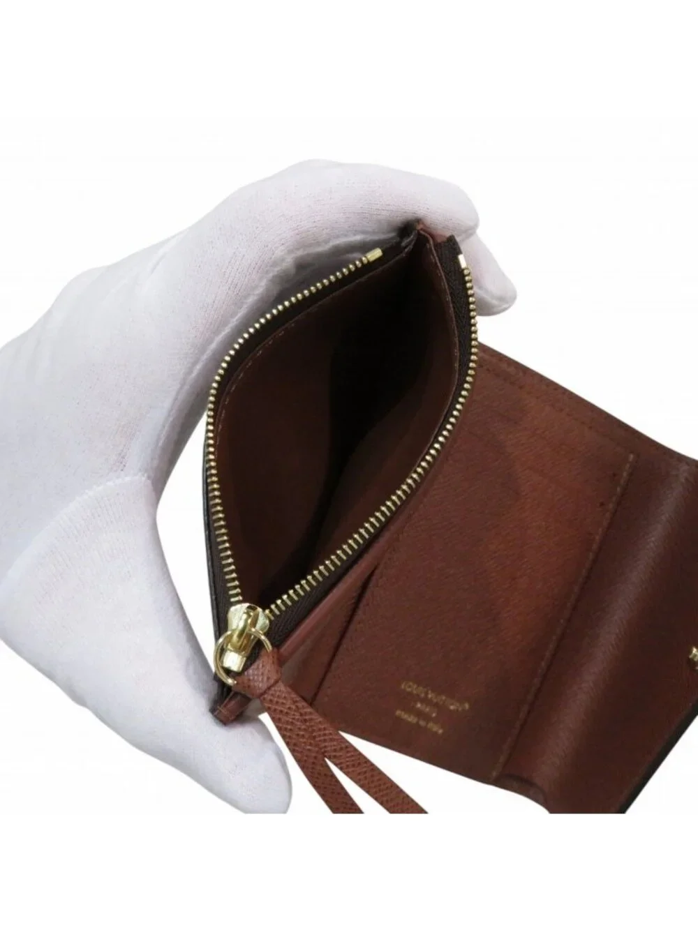 Louis Vuitton Portefeuille Victorine Monogram Trifold Wallet Canvas